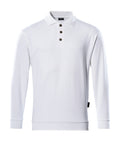 Mascot Polo-Sweatshirt Crossover Trinidad Weiß