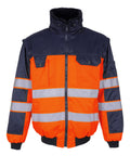 Mascot Pilotjacke Safe image Livigno Hi-vis Orange/Marine