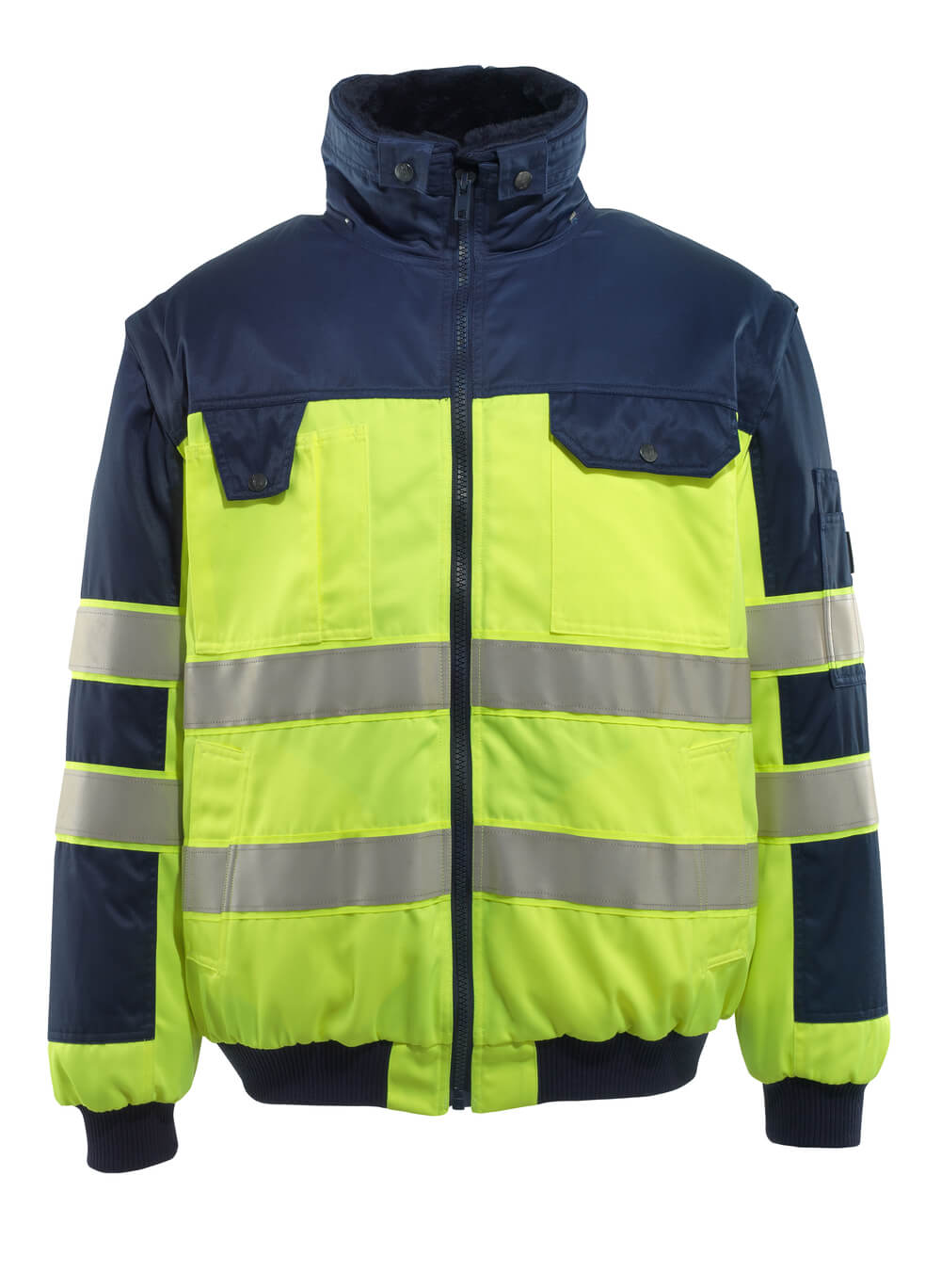 Mascot Pilotjacke Safe image Livigno Hi-vis Gelb/Marine