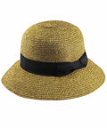 Damen Sommerhut Anna schwarz/beige