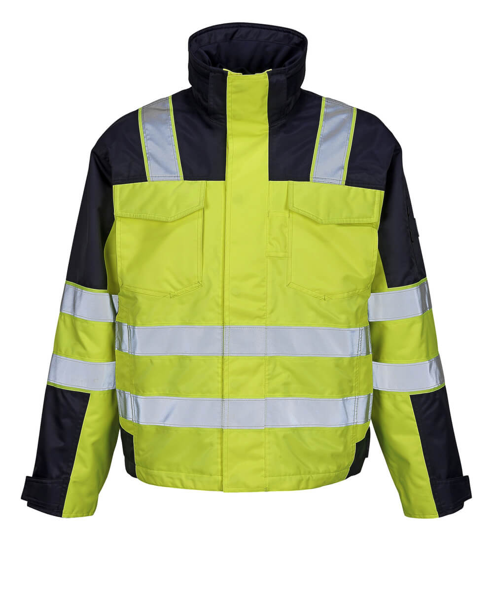Mascot Winterjacke Safe image Genova Hi-vis Gelb/Marine