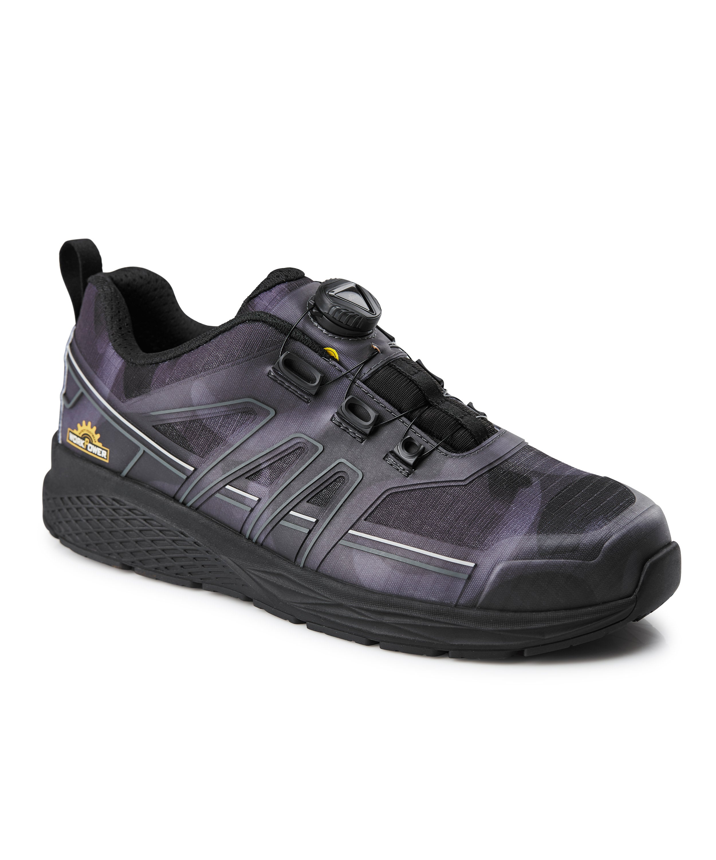Sicherheitshalbschuh S1P Ares schwarz/grau