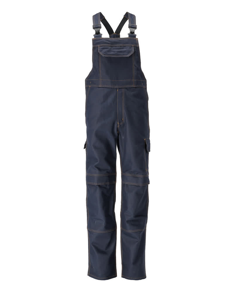 Mascot Latzhose mit Knietaschen Multisafe Freibourg Schwarzblau