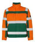 Mascot Jacke Safe compete Cameta Hi-vis Orange/Grün