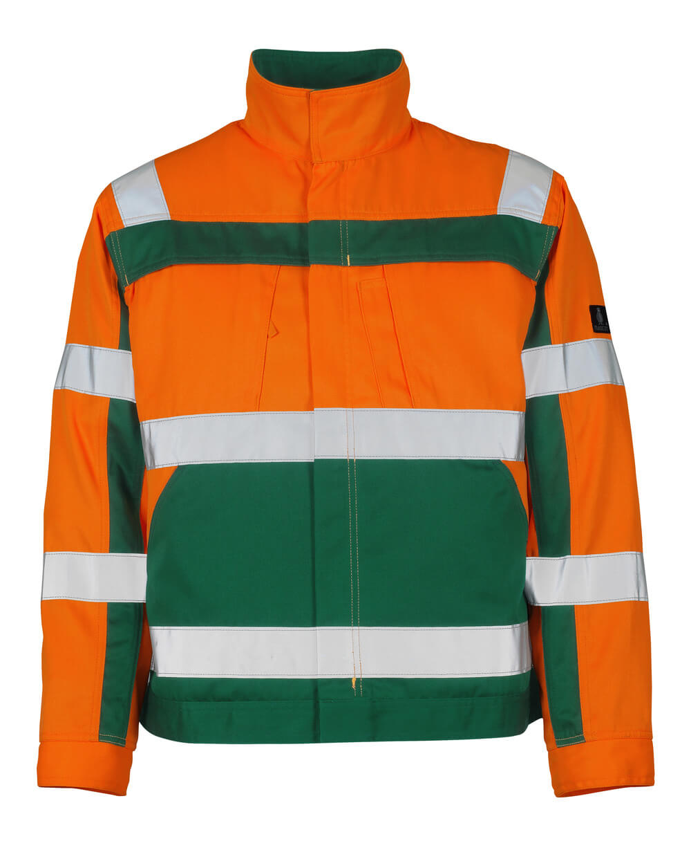 Mascot Jacke Safe compete Cameta Hi-vis Orange/Grün