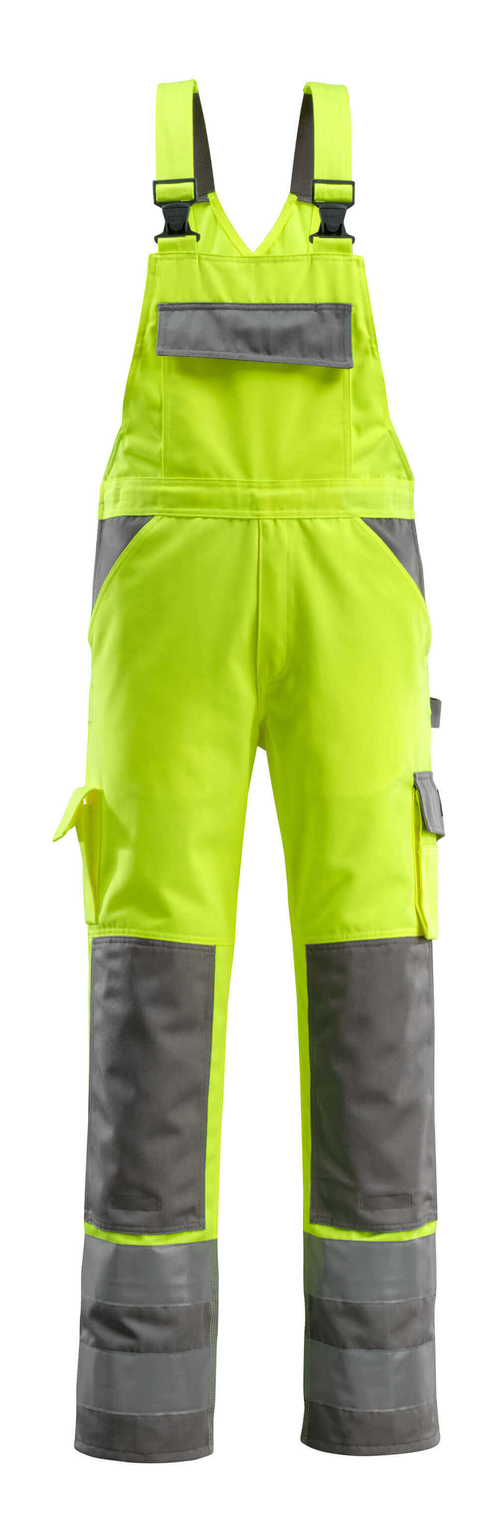 Mascot Latzhose mit Knietaschen Safe compete Barras Hi-vis Gelb/Anthrazit