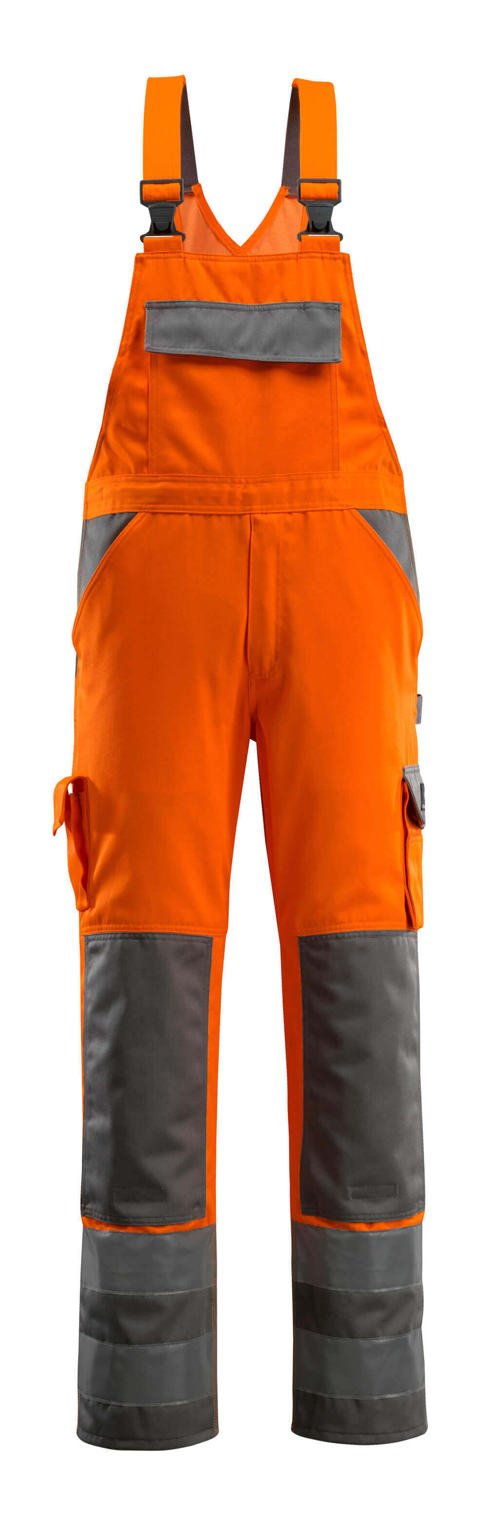 Mascot Latzhose mit Knietaschen Safe compete Barras Hi-vis Orange/Anthrazit