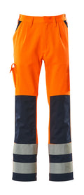 Mascot Hose mit Knietaschen Safe compete Olinda Hi-vis Orange/Marine