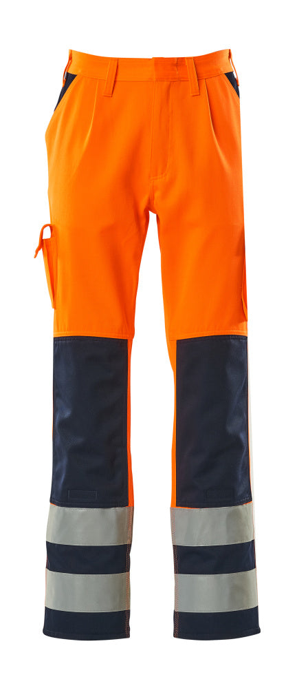 Mascot Hose mit Knietaschen Safe compete Olinda Hi-vis Orange/Marine