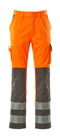 Mascot Hose mit Knietaschen Safe compete Olinda Hi-vis Orange/Anthrazit