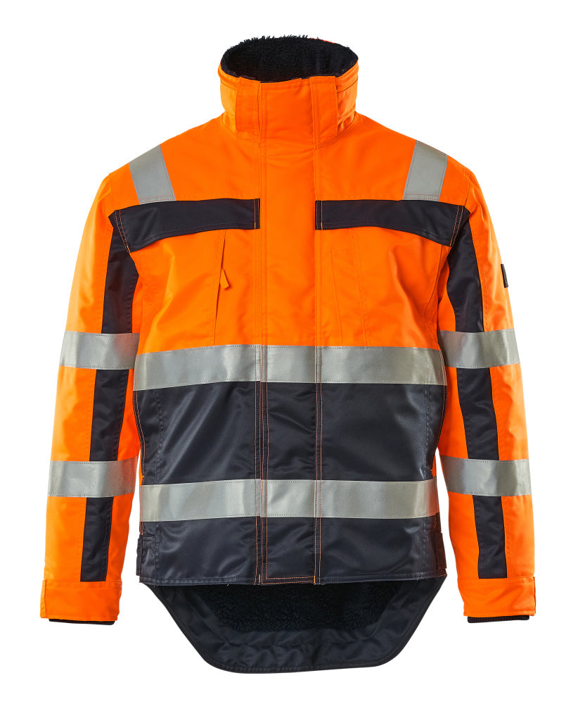 Mascot Winterjacke Safe compete Teresina Hi-vis Orange/Marine