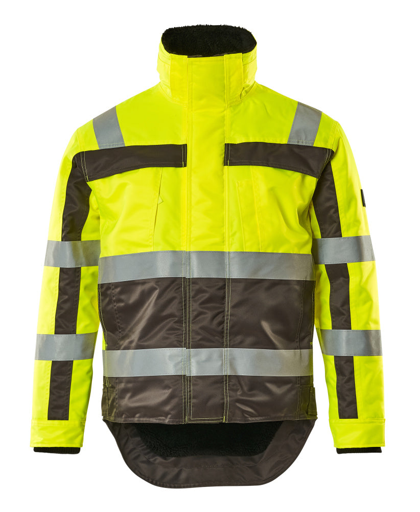 Mascot Winterjacke Safe compete Teresina Hi-vis Gelb/Anthrazit