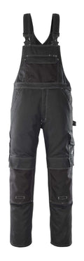 Mascot Latzhose mit Knietaschen Hardwear Orense Schwarz