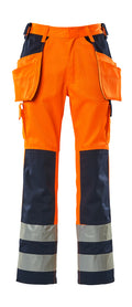 Mascot Hose mit Hängetaschen Safe compete Almas Hi-vis Orange/Marine