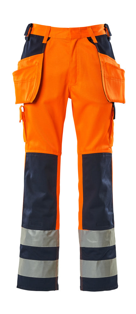 Mascot Hose mit Hängetaschen Safe compete Almas Hi-vis Orange/Marine