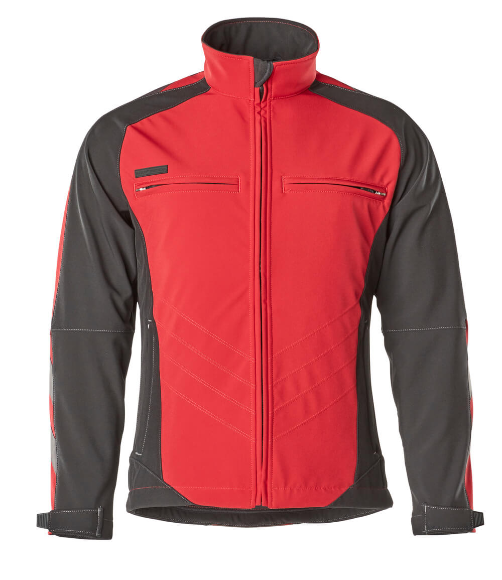 Mascot Soft Shell Jacke Unique Dresden Rot/Schwarz