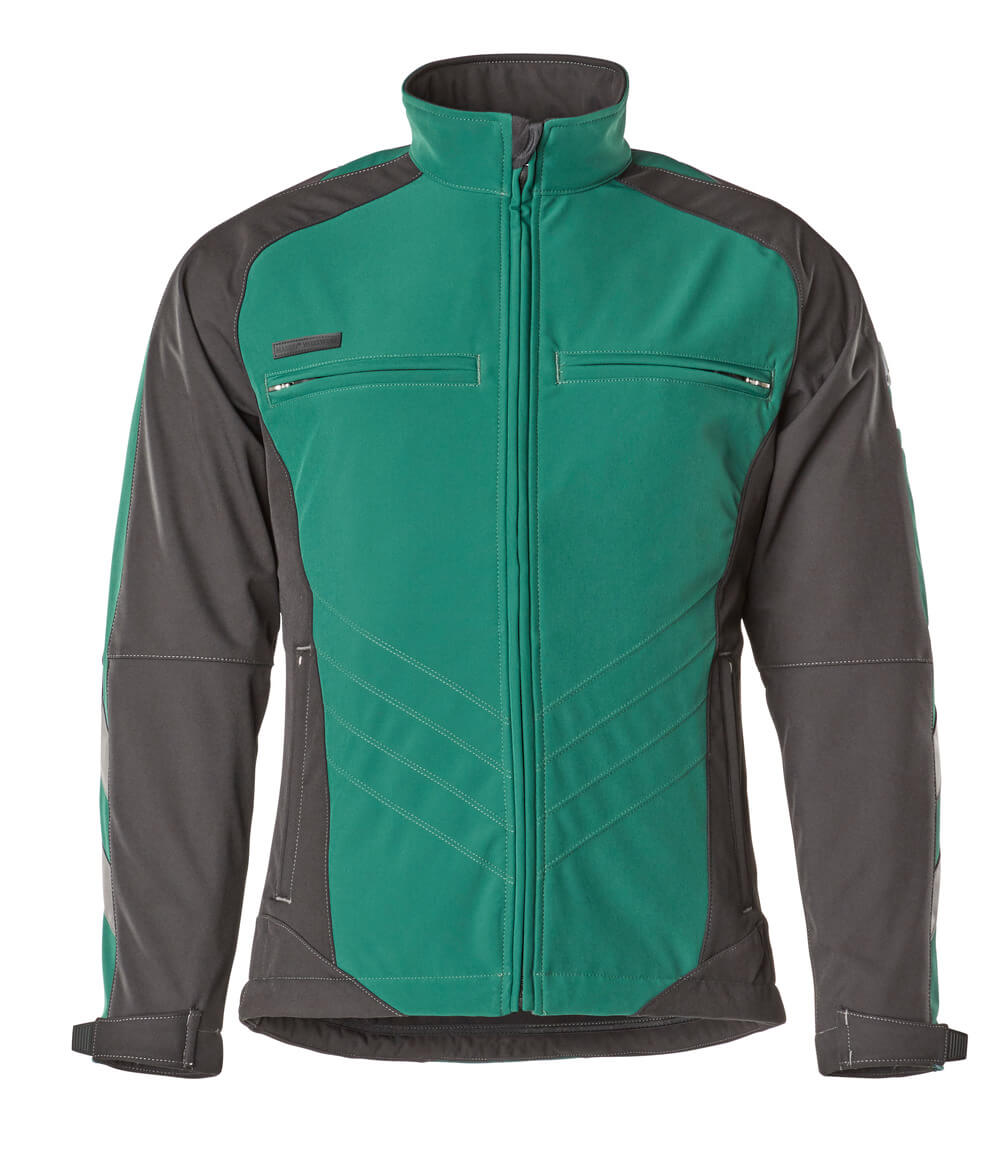 Mascot Soft Shell Jacke Unique Dresden Grün/Schwarz