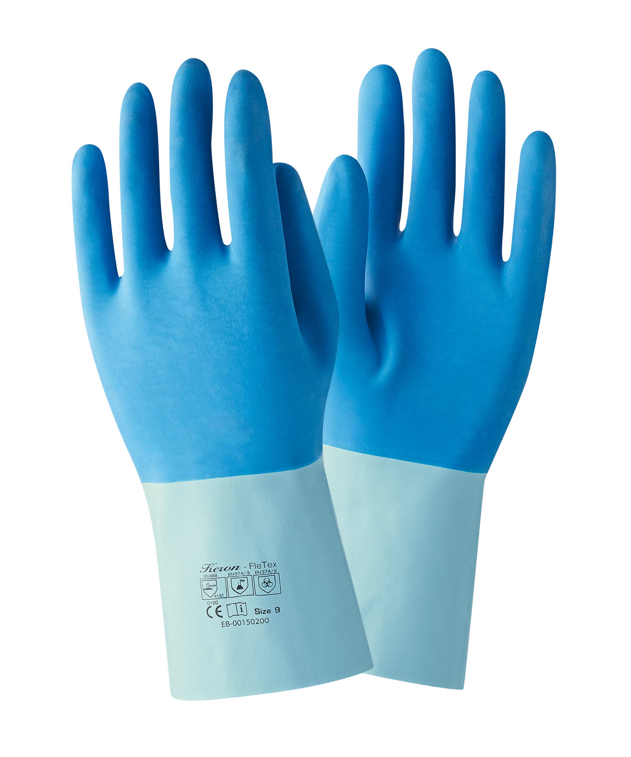 Latexhandschuh blau