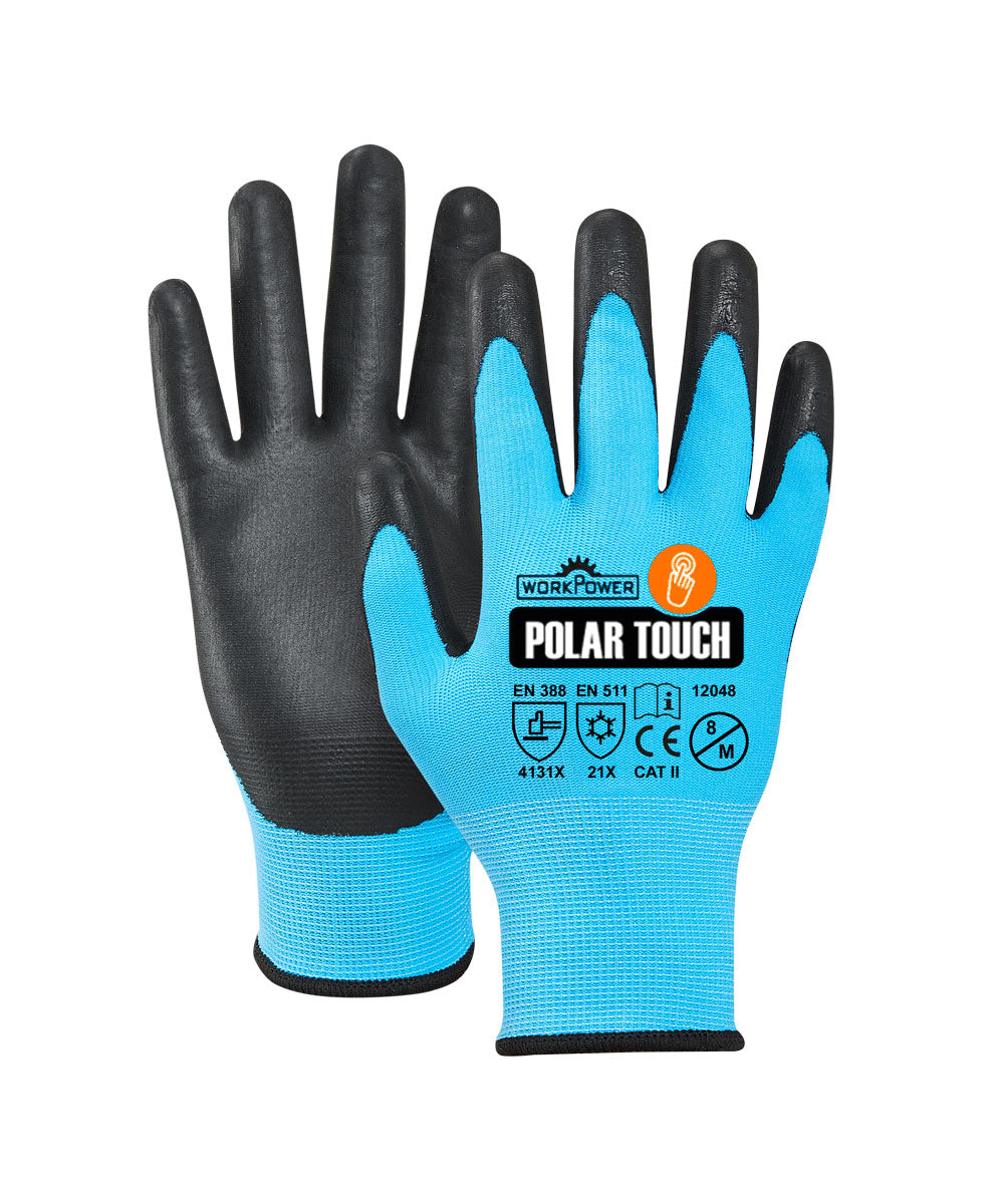 Winterarbeitshandschuh Polar Touch blau/anthrazit