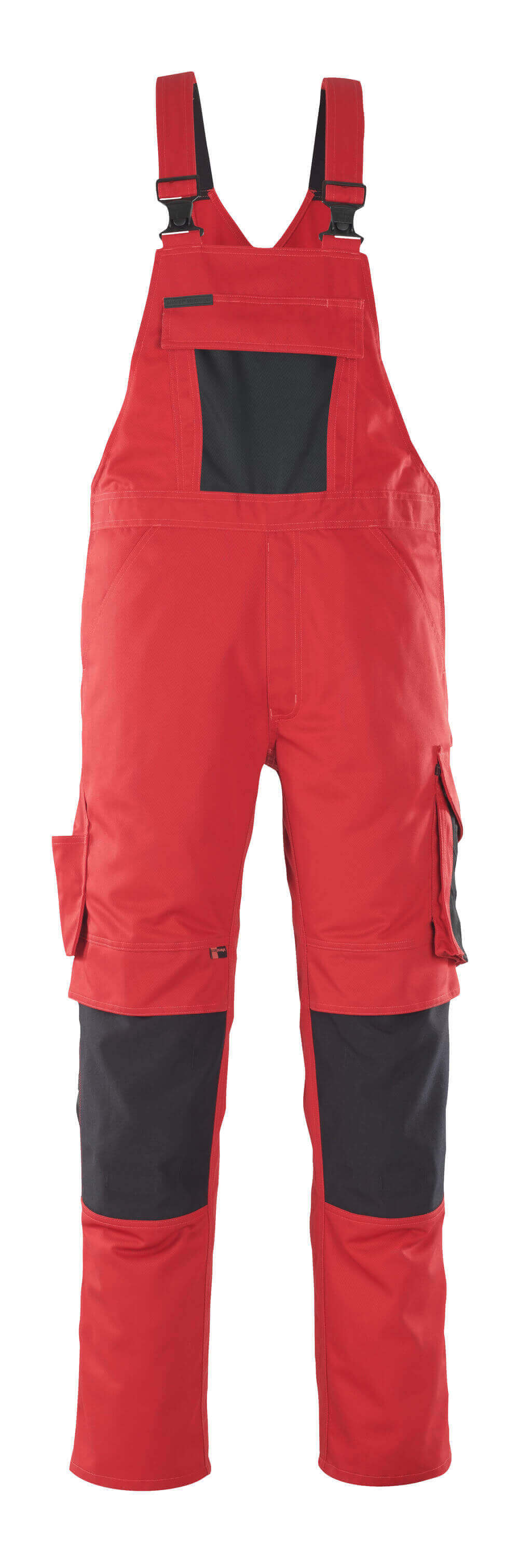 Mascot Latzhose mit Knietaschen Unique Leipzig Rot/Schwarz