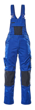 Mascot Latzhose mit Knietaschen Unique Augsburg Kornblau/Schwarzblau