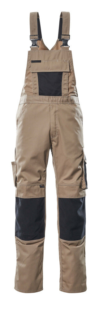 Mascot Latzhose mit Knietaschen Unique Augsburg Hellkhaki/Schwarz