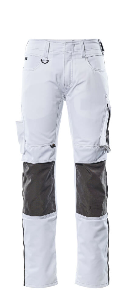 Mascot Hose mit Knietaschen Unique Mannheim Weiß/Dunkelanthrazit