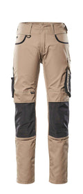 Mascot Hose mit Knietaschen Unique Lemberg Hellkhaki/Schwarz