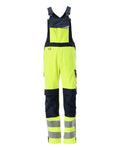 Mascot Latzhose mit Knietaschen Multisafe Davos Hi-vis Gelb/Schwarzblau