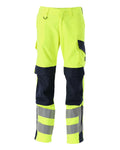 Mascot Hose mit Knietaschen Multisafe Arbon Hi-vis Gelb/Schwarzblau