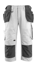 Mascot Dreiviertel-Hose mit Hängetaschen Unique Lindau Weiß/Dunkelanthrazit
