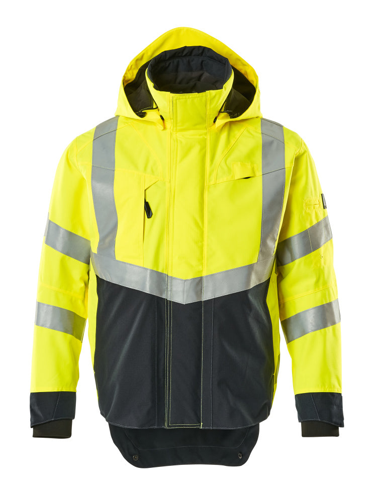 Mascot Hard Shell Jacke Safe supreme Harlow Hi-vis Gelb/Schwarzblau