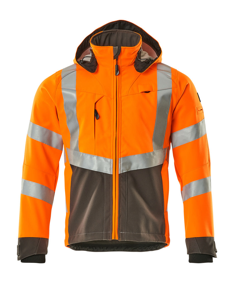 Mascot Soft Shell Jacke Safe supreme Blackpool Hi-vis Orange/Dunkelanthrazit