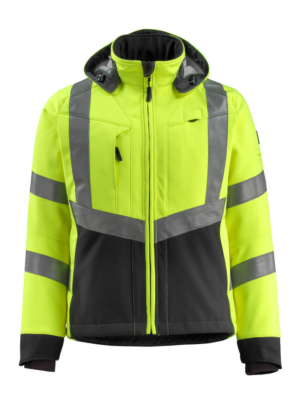 Mascot Soft Shell Jacke Safe supreme Blackpool Hi-vis Gelb/Schwarz