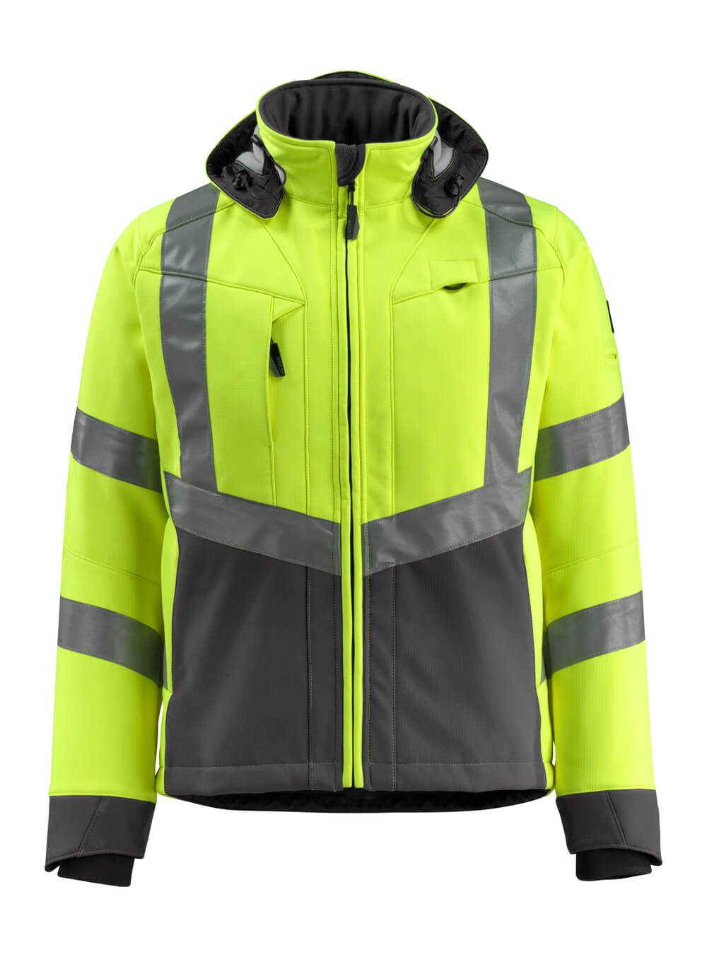 Mascot Soft Shell Jacke Safe supreme Blackpool Hi-vis Gelb/Dunkelanthrazit