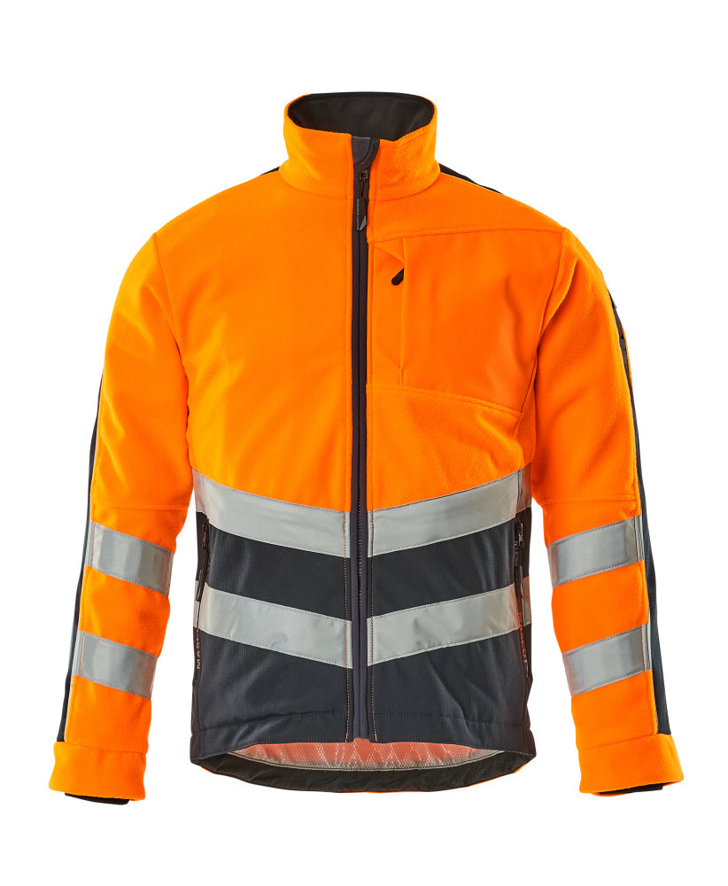 Mascot Fleecejacke Safe supreme Sheffield Hi-vis Orange/Schwarzblau