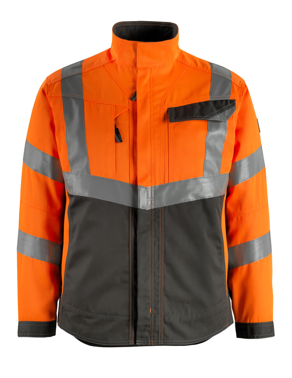 Mascot Jacke Safe supreme Oxford Hi-vis Orange/Dunkelanthrazit