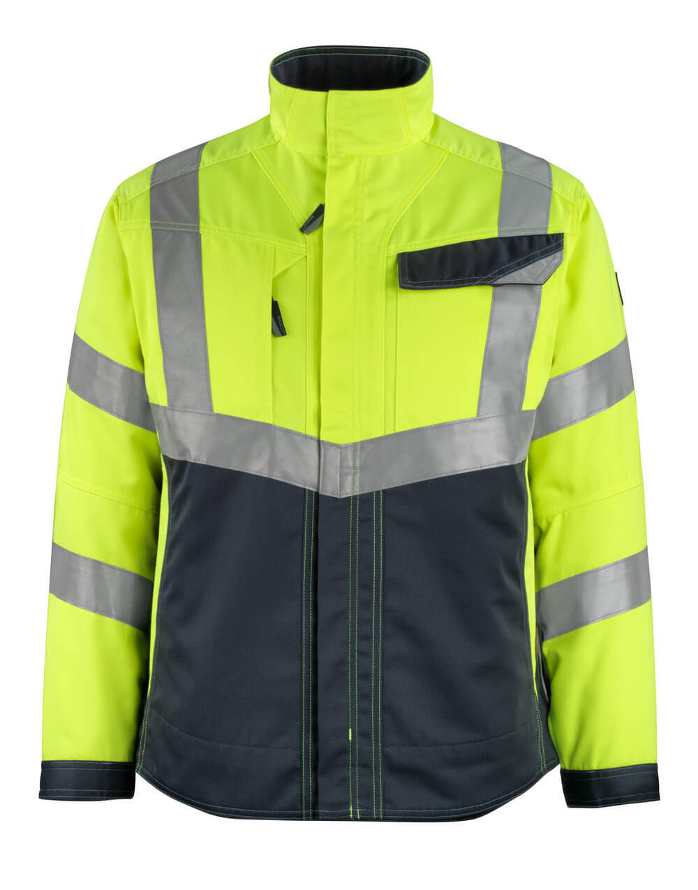 Mascot Jacke Safe supreme Oxford Hi-vis Gelb/Schwarzblau