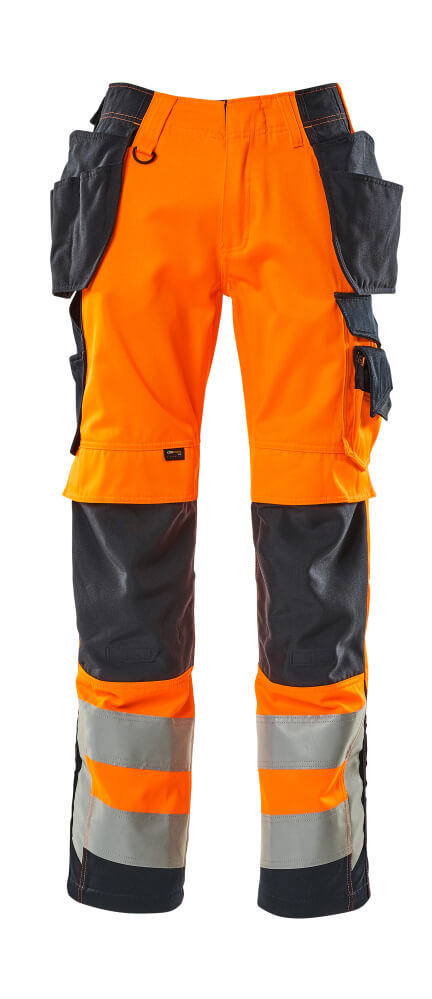 Mascot Hose mit Hängetaschen Safe supreme Wigan Hi-vis Orange/Schwarzblau