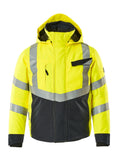 Mascot Winterjacke Safe supreme Hastings Hi-vis Gelb/Schwarzblau