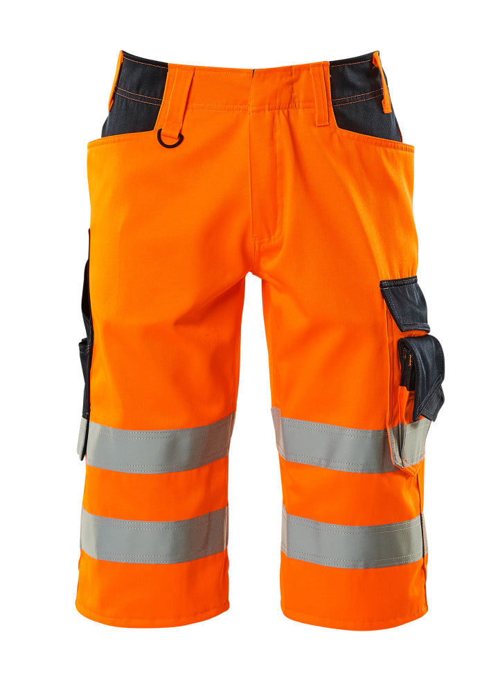 Mascot Shorts lang Safe supreme Luton Hi-vis Orange/Schwarzblau