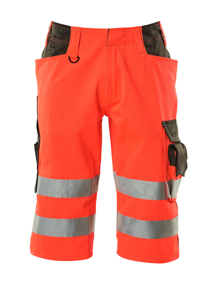 Mascot Shorts lang Safe supreme Luton Hi-vis Rot/Dunkelanthrazit