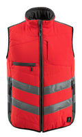 Mascot Winterweste Safe supreme Grimsby Hi-vis Rot/Dunkelanthrazit