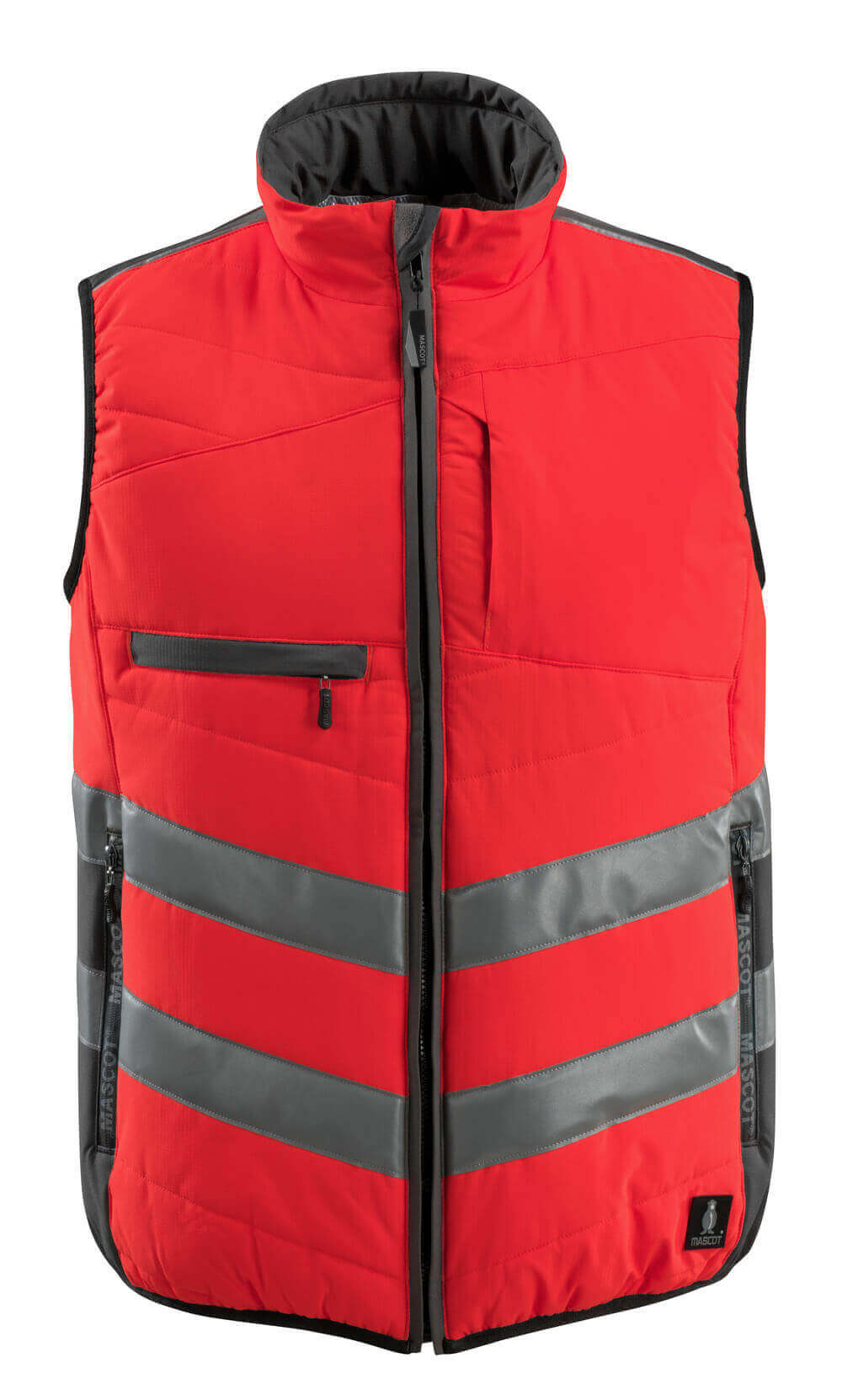 Mascot Winterweste Safe supreme Grimsby Hi-vis Rot/Dunkelanthrazit