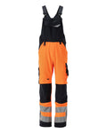 Mascot Latzhose mit Knietaschen Safe supreme Newcastle Hi-vis Orange/Schwarzblau