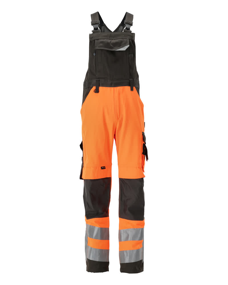 Mascot Latzhose mit Knietaschen Safe supreme Newcastle Hi-vis Orange/Dunkelanthrazit