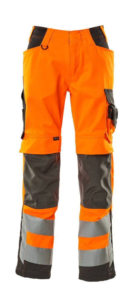 Mascot Hose mit Knietaschen Safe supreme Kendal Hi-vis Orange/Dunkelanthrazit