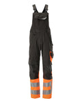 Mascot Latzhose mit Knietaschen Safe supreme Sunderland Dunkelanthrazit/Hi-vis Orange