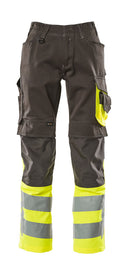 Mascot Hose mit Knietaschen Safe supreme Leeds Dunkelanthrazit/Hi-vis Gelb