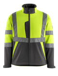 Mascot Soft Shell Jacke Safe light Kiama Hi-vis Gelb/Dunkelanthrazit